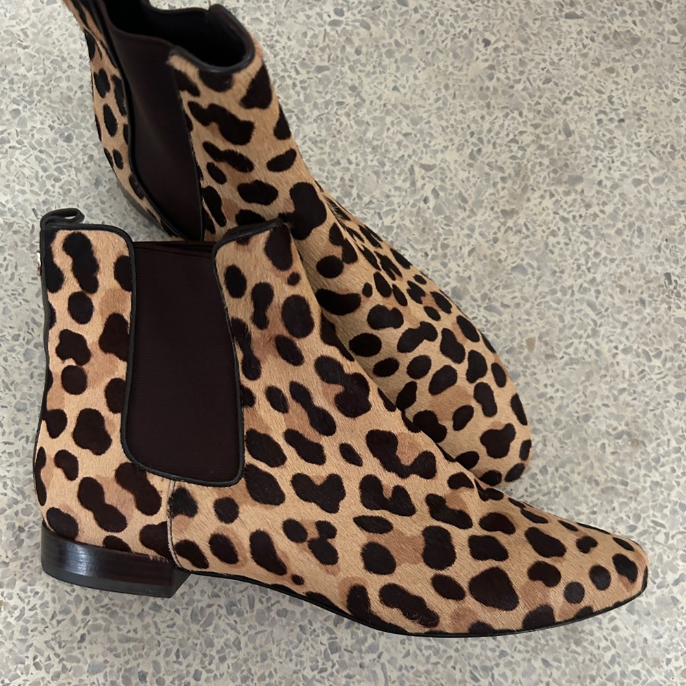 Tory Burch Leopard Booties New without tags